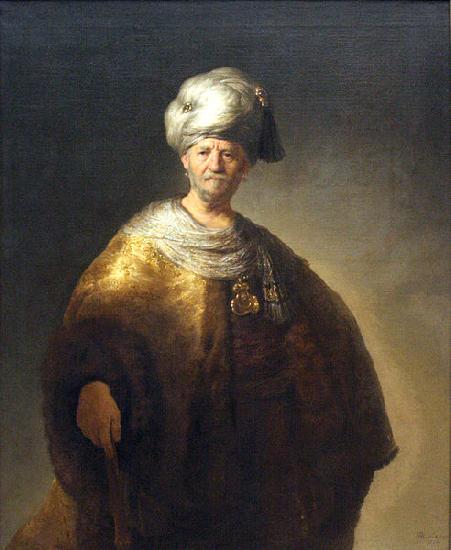 Rembrandt Peale Man in Oriental Costume France oil painting art